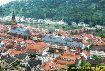 View of Heidelberg from the Castle
